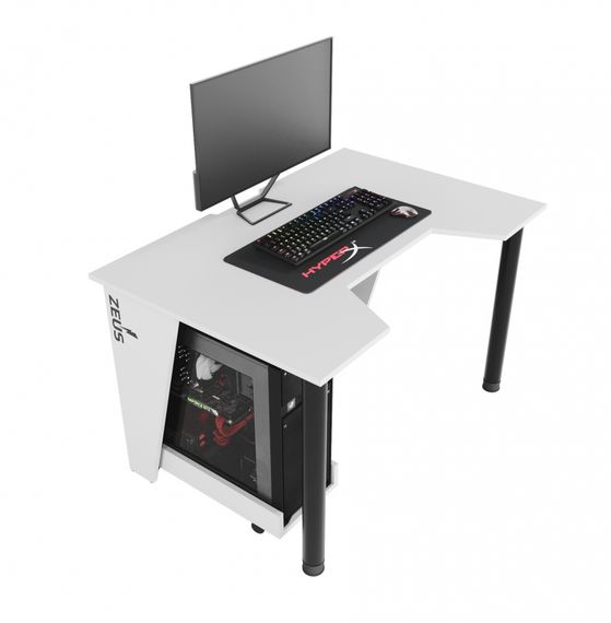 Стол геймерский ZEUS GAMER-1 белый | Зображення 5