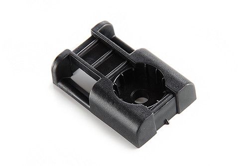 Майданчик під монтажний пістолет 29х20х8мм для кабельного стягування до 10 мм з отвором чорний (пач. 100шт.) APRO