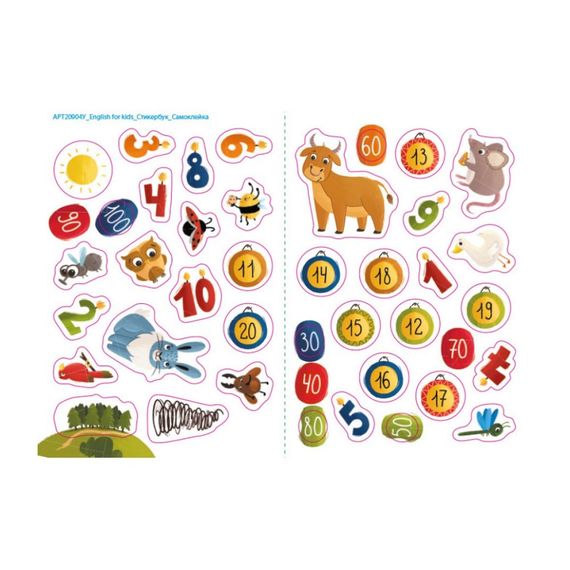 Навчальний зошит English for kids: My Funny ABC Sticker Book 20904 з наклейками | Зображення 1