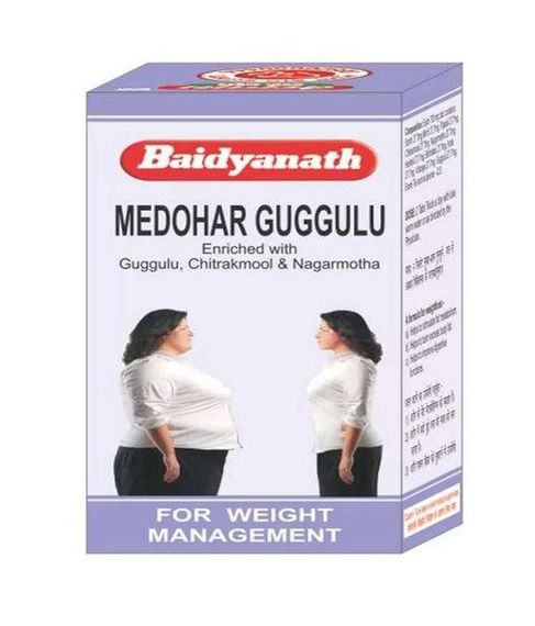 МЕДОХАР ГУГГУЛ, MEDOHAR GUGGULU, 120 ТАБ, БАЙДИАНАТ (BAIDYANATH) капсули для схуднення та контролю ваги