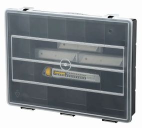 Ніж Stanley Interlock + 50 шт лезо шириною 18 мм, довжина ножа 165 мм, у кейсі (STHT10018-9)