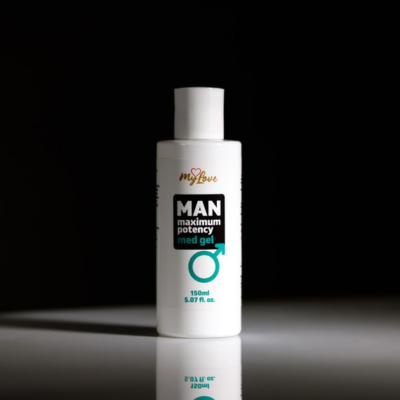 Інтимний гель-лубрикант для чоловіків - MyLove Man Maximum Potency Med Gel, 150 мл | Зображення 3
