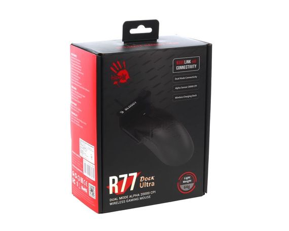 Миша ігрова бездротова Bloody R77 Ultra Dock, колір чорний | Зображення 9