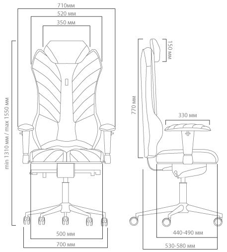 Кресло Kulik System Monarch (ID 0206) | Зображення 9