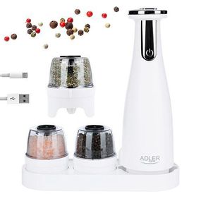 Набор измельчителей специй Adler AD 4449 белый USB, 3 шт (UA-01)
