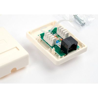 Компьютерная розетка RJ45x1 UTP cat.5e 8P8C Vinga (VCPRJ45O1NE) | Зображення 3