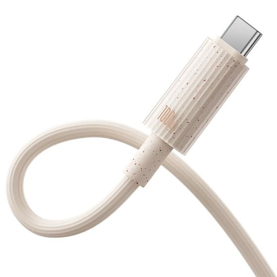 Дата кабель Baseus Habitat Series Fast Charging USB to Type-C 100W (1m) (P10360203421) Wheat Pink | Зображення 3