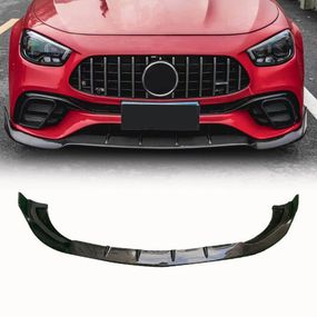 Передний бампер Лип спойлер (для E63 AMG 2020-2023, Карбон) для Mercedes E-сlass W213