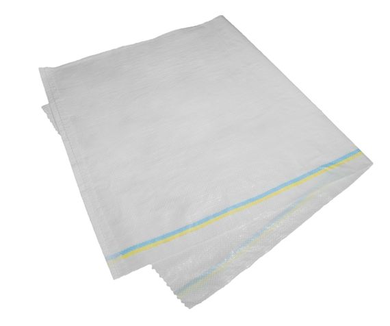 Мешок 105см*55см полипропиленовый белый  (жёлто- голубой полосой) | Зображення 6