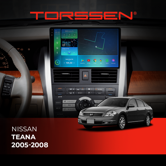 Штатна магнітола 2K Torssen Nissan Teana 2005-2008 F9464 4G Carplay DSP