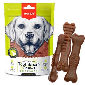 Wanpy Toothbrush Chews Beef ванпи жевательное лакомство со вкусом говядины для собак 0.1кг Говядина