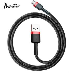 Кабель Avantis AC-48m Cool USB – Micro- черно-красный