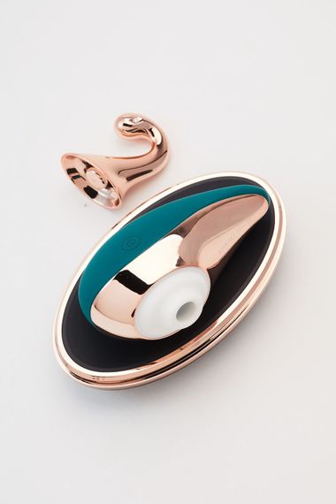 Вишуканий вакуумний вібратор Knight Jenay SOUL & DESIRE, лубрикант у комплекті | Зображення 3