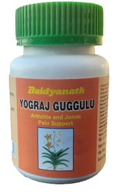 Йогорадж гуггул 100 таб Бадьянатх,Yograj Guggul Baidyanath, ревматизм, работа суставов