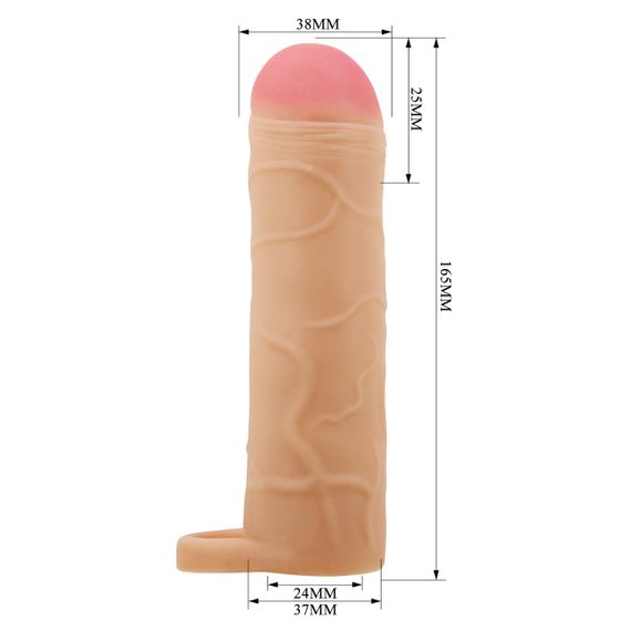 Насадка на член - Pretty Love Bunion Penis Extender +1" Flesh sexstyle | Зображення 6