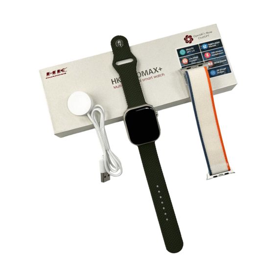 Смартгодинник HK 9 Pro Max Plus IP67 Amoled Green | Зображення 4