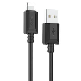 Дата кабель Hoco X73 Ferry USB to Lightning 2.4A (1m) Black