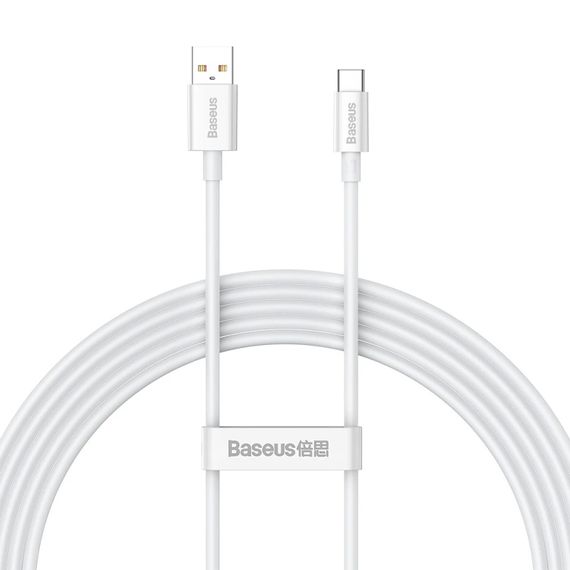 Дата кабель Baseus Superior Series Fast Charging USB to Type-C 100W (1m) (P10320102) Moon White