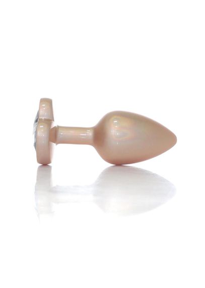 Анальная пробка - Jewellery Pearl Gold Heart Plug Clear S sexstyle | Зображення 1