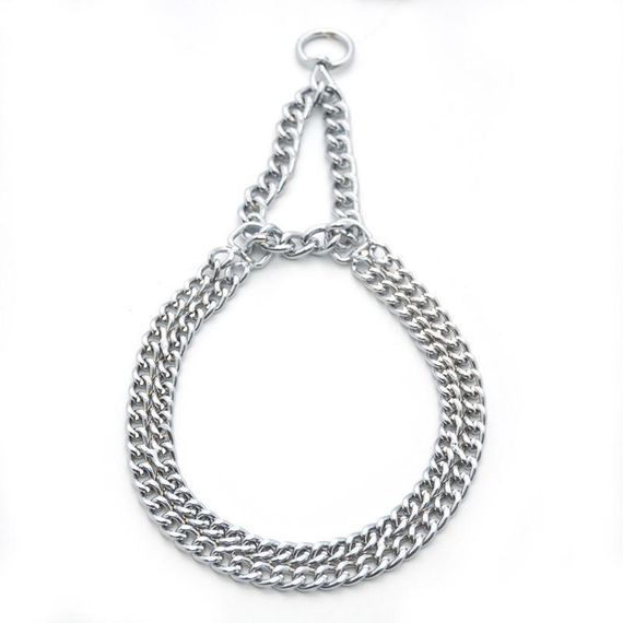 Нашийник удавка цепочка для собак Zoo-hunt металический УЛ 2 УЛ2 2,5 мм 45 см | Зображення 4