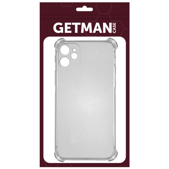 TPU чохол GETMAN Ease logo посилені кути для Apple iPhone 12 (6.1") | Зображення 1