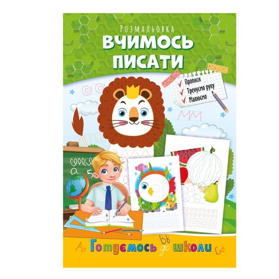 Развивающая раскраска "Готовимся к школе, учимся писать" РМ-66-4