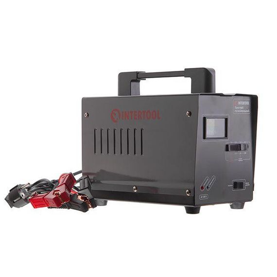 Пристрій пускозарядний 6/12 В, 70 А, 140 Вт, до 100 Аг INTERTOOL AT-3013 | Зображення 1