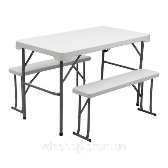 Комплект туристической мебели стол + лавочки для пикника мебель для отдыха на природе EB2545
