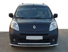 Передній захист ST014 (нерж.) d60/60 для Renault Kangoo 2008-2020 рр