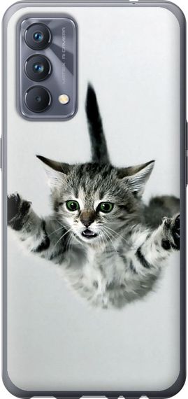 Чехол на Realme GT Master Летящий котёнок "2322u-2852-17620"