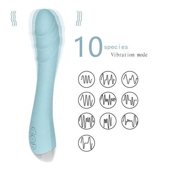 Вібратор Babydoll Універсальний. Голубий 1218-2 | Зображення 9