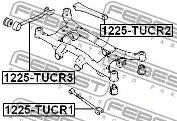 Важіль підвіски (задній/поперечна) Tucson 04-10, FEBEST (1225TUCR1) | Зображення 3