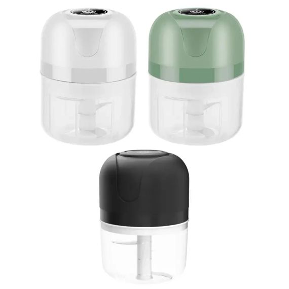 Аккумуляторный мини измельчитель для продуктов 250мл, с USB / Кухонный мини блендер для овощей | Зображення 5