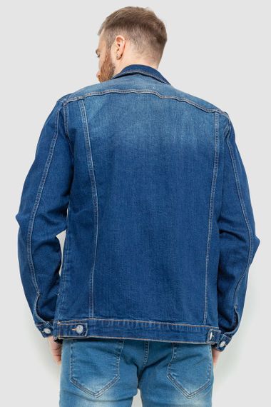 Джинсова куртка чоловіча, колір синій, 157R4598 | Зображення 3