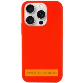 Чохол Silicone Case (AA) NO LOGO with MagSafe для Apple iPhone 17 Air (6.5") Червоний / Red