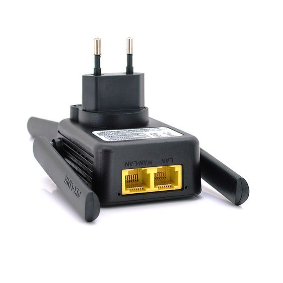 Підсилювач WiFi сигналу з 4-ма вбудованими антенами LV-WR42Q, живлення 220V, 300Mbps, IEEE 802.11b/g/n, 2.4-2.4835GHz, BOX | Зображення 1