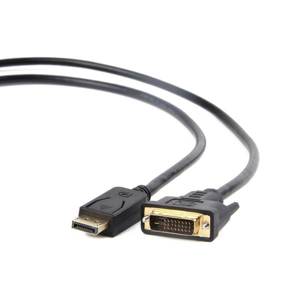 Кабель-перехідник Cablexpert CC-DPM-DVIM-3M, DisplayPort вилка / DVI вилка, 3 м | Зображення 1