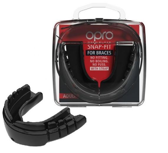 Капа боксерська OPRO Snap-Fit FOR BRACES Black (art.002318001) | Зображення 3