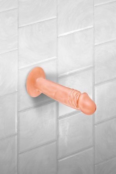 Фалоімітатор Real Body — Real Zack Flesh, TPE, діаметр 3,7 см Sex Aura | Зображення 2