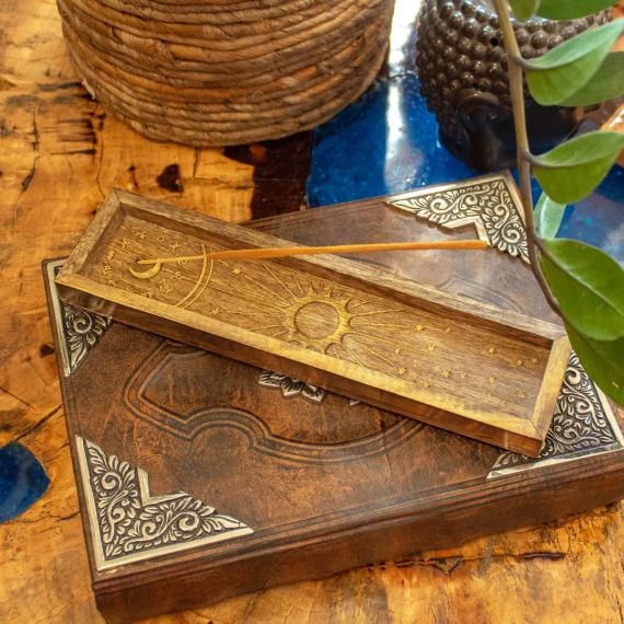 Підставка під пахощі та тераса для кристалів Зодіак 25,4×5,7×1,5 см ZEN Aroma 5056368340178 | Зображення 2