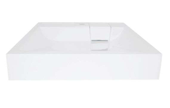 Раковина на пральну машину Qtap Arvin 59x59x115 мм. квадратна, без донного клапана QTARV2365WHI48575 | Зображення 5