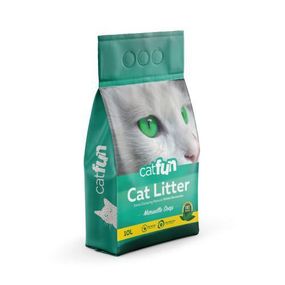 Наповнювач Catfun бентонітовий для котячих туалетів ароматом марсельського мила 10 л