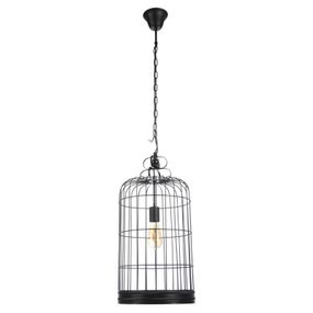 Люстра подвесная лофт E27 60W BK (BL-355S/1)
