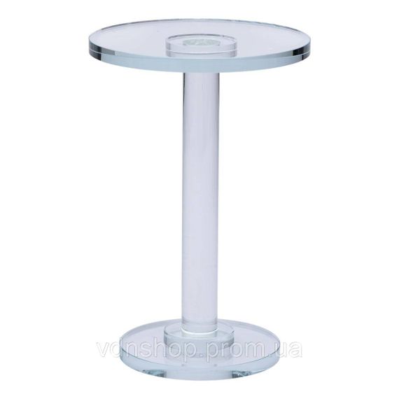 Тортівниця скляна на ніжці 12×18 см кругла стійка для торта, капкейків HP-4-68M | Зображення 1
