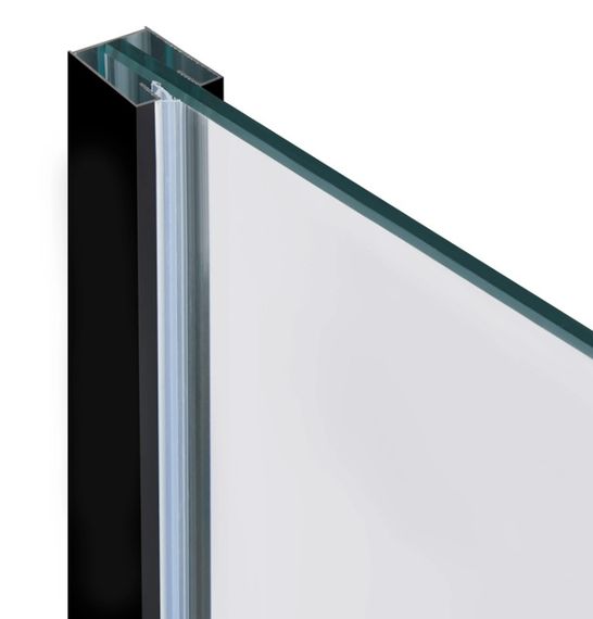 Душова перегородка Qtap Walk-In Standard BLM201.C8 100х200 см, скло Clear 8 мм, покриття CalcLess | Зображення 3