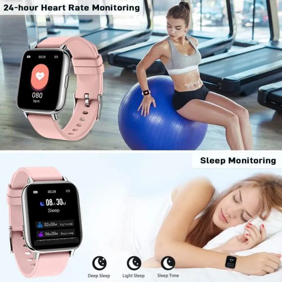 Смарт-годинник багатофункціональний, Nerunsa, водонепроникний фітнес-трекер | Зображення 7