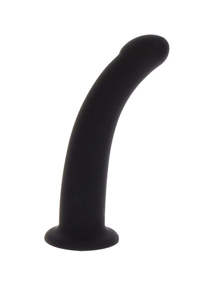Фалоімітатор страпон Taboom Strap-On Dong Medium чорного кольору, 14 см х 3.3 см sexstyle