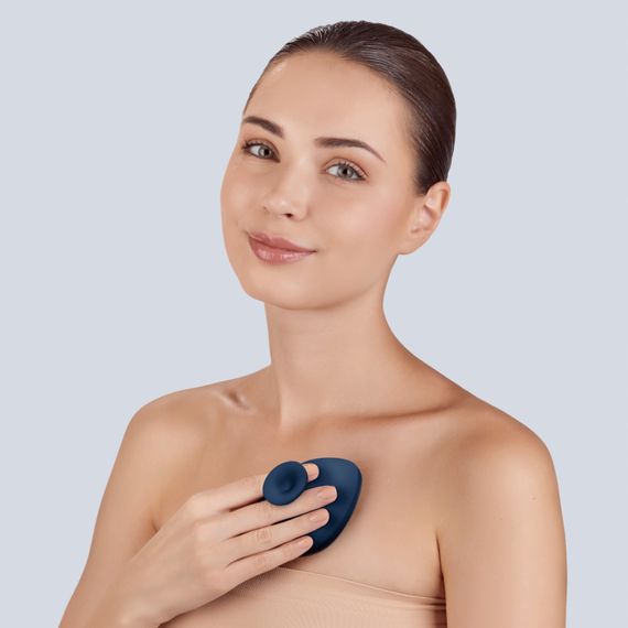 Щітка для тіла GESKE Body Brush 4в1 starlight, Синій | Зображення 3