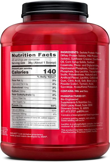Протеин BSN Syntha-6 Isolate 1.8 kg (Strawberry) | Зображення 1