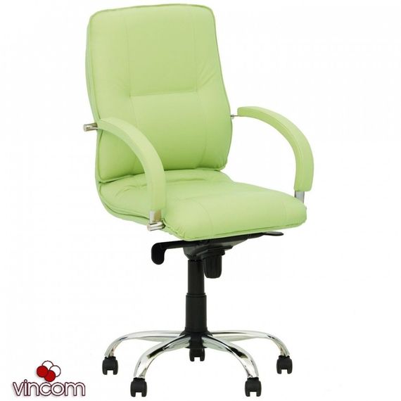 Кресло Новый Стиль Star steel LB chrome (кожа Люкс LE) | Зображення 3